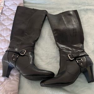 Black Leather Boots
